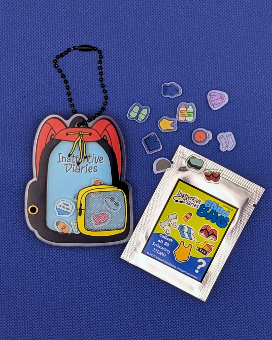 Keychain – Swim Bag Shaker (+ 1 Blind Bag)